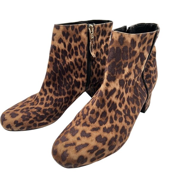 Sam and Libby Shoes Sam Libby Womens Eliza Leopard Print Calf Hair